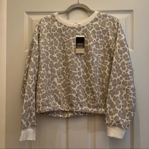 Hippie Rose Cropped Sweatshirt - NWT